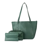 Velvet Tot Bag Double Strap 3-PCS Sandstone - Image 4